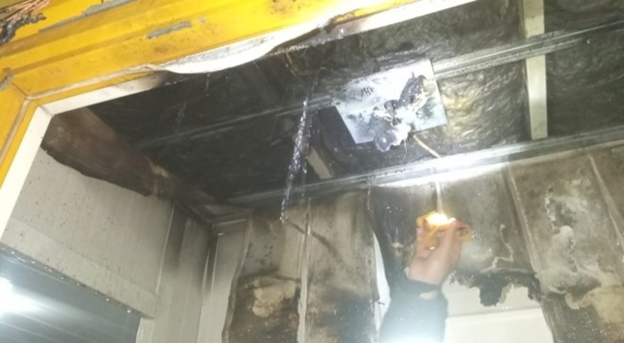 Hatay'da konteyner yangını paniği!