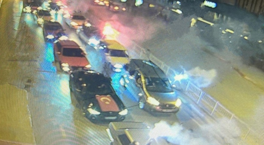 Trafiği tehlikeye sokan asker konvoyuna ceza yağdı