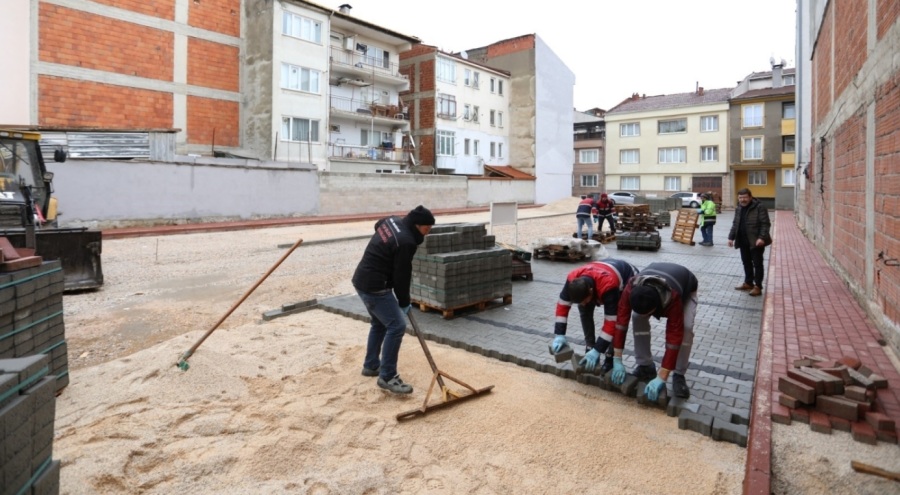 İnegöl'de otopark yapımı için çalışma başlatıldı