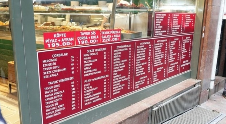 Restoranda fiyat listesi uygulaması: Esnafın kafası karıştı