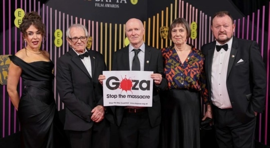 BAFTA Ödülleri'nde "Katliamı Durdurun" mesajı verildi