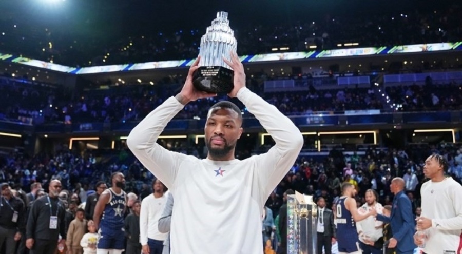 Milwaukee Bucks'ın yıldızı Damian Lillard, 2024 All-Star Maçı MVP'si seçildi!
