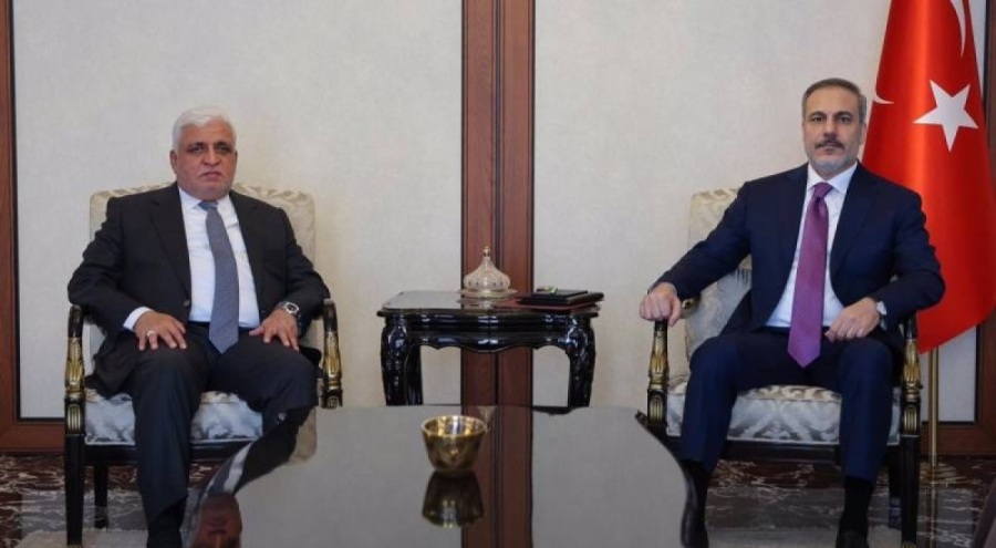 Dışişleri Bakanı Fidan, Haşdi Şabi Heyeti Başkanı Feyyad ile görüştü