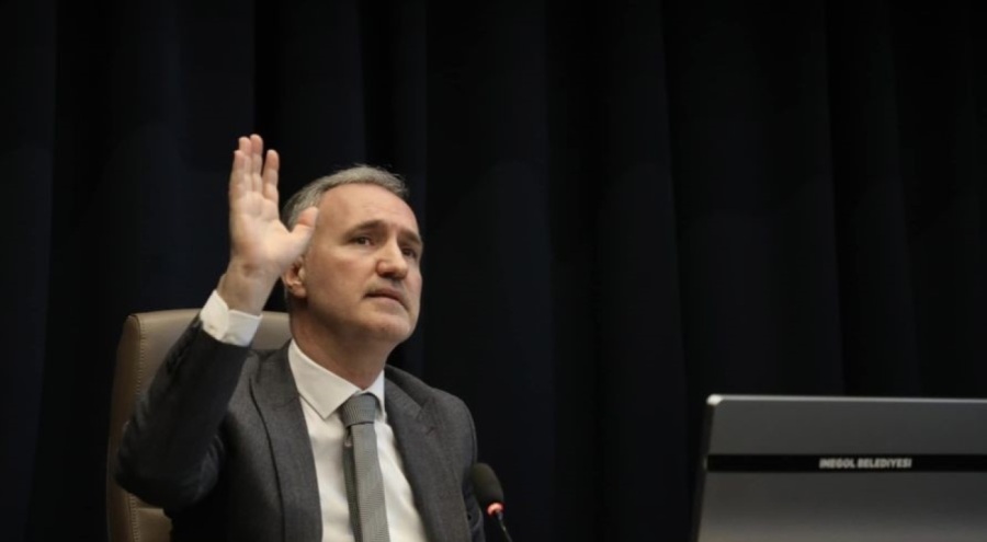 Bursa  İnegöl'de "Rezerv Alan İlan Edilen Yerin Yetki Devri" konulu toplantı düzenlendi