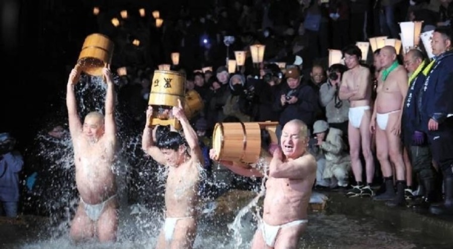 Binlerce yıllık 'çıplak adam festivali' festivali sona erdi