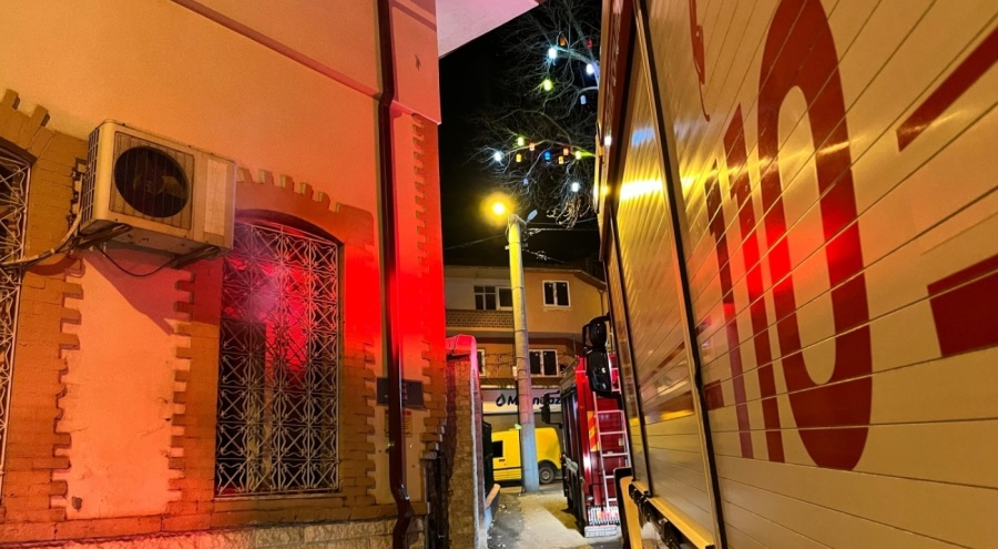 Camide yangın paniği!