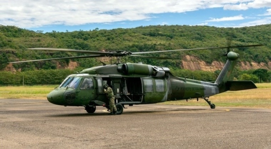 Kolombiya'da helikopter düştü: 4 polis hayatını kaybetti