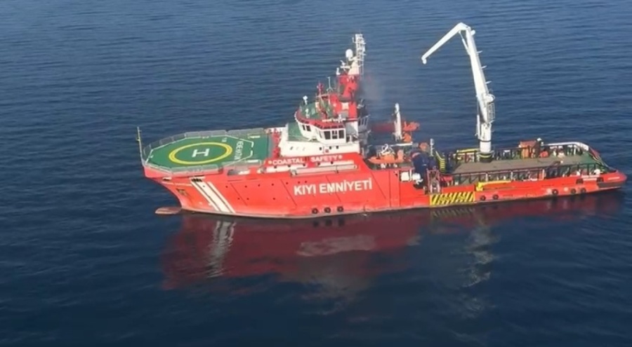 Nene Hatun gemisi batan geminin kayıp mürettebatı için arama çalışmalarına başladı