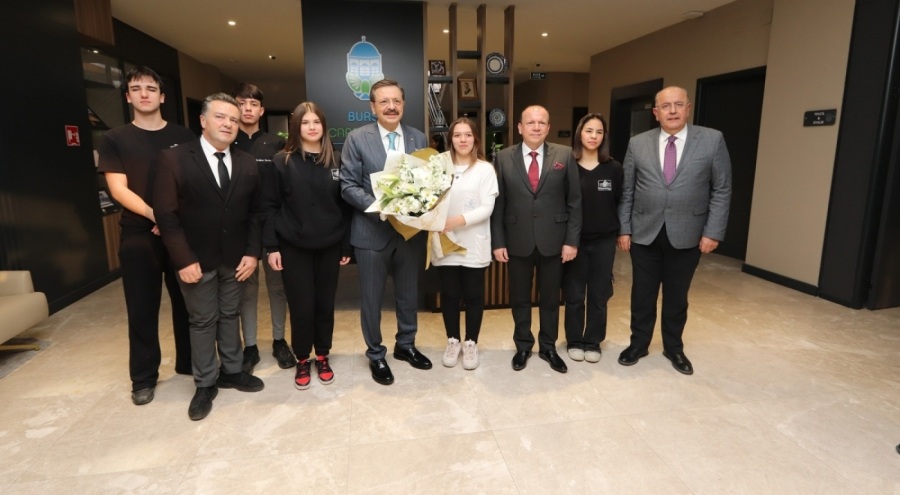 TOBB Başkanı Hisarcıklıoğlu, Bursa Ticaret Borsası'nı ziyaret etti