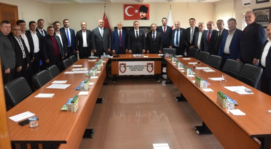 Şoförler odası başkanları Bursa'da bir araya geldi
