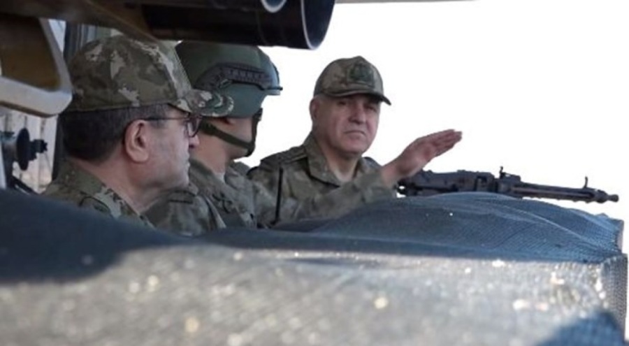 Komutanlar, İran sınırında incelemelerde bulundu
