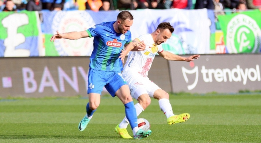 Rizespor, Kayserispor'u 3 golle geçti