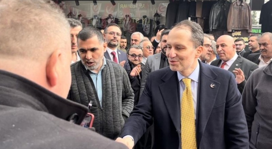 Yeniden Refah Partisi Genel Başkanı Erbakan, Tekirdağ'da vatandaşlarla buluştu