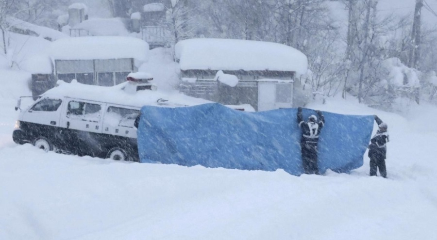Japonya'da çığ felaketi: 3 kişi kayıp