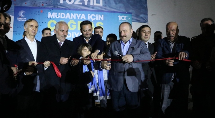 AK Parti Mudanya seçim irtibat ofisi açıldı