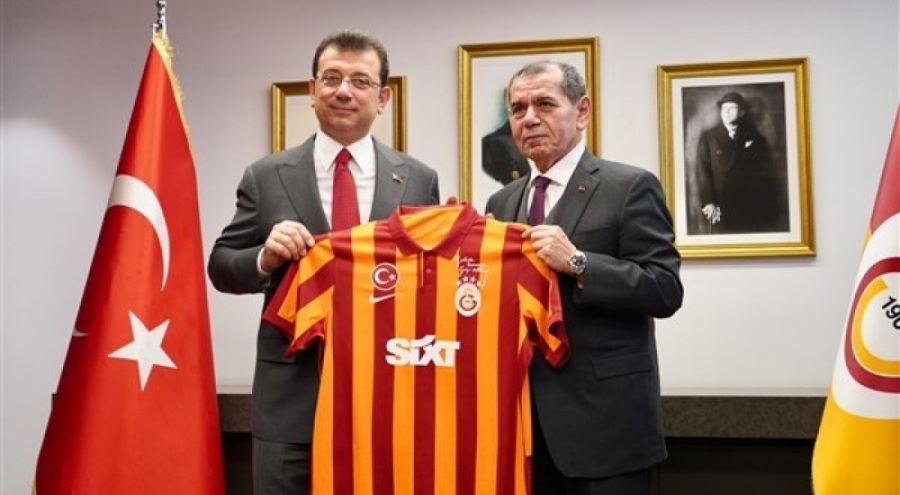 İBB Başkanı İmamoğlu, Galatasaray Spor Kulübü'nü ziyaret etti