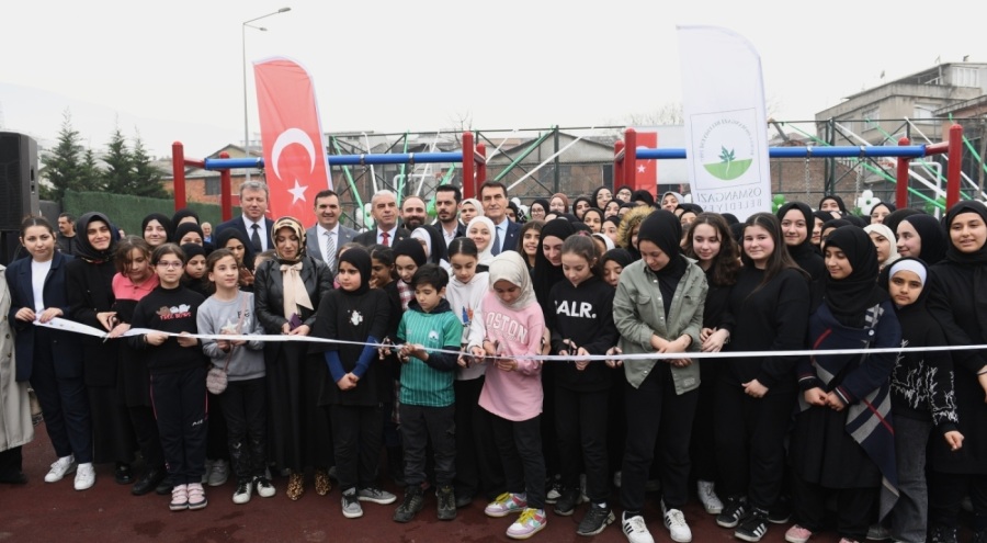 Bursa Osmangazi'de Üsküp Parkı'nı hizmete açıldı