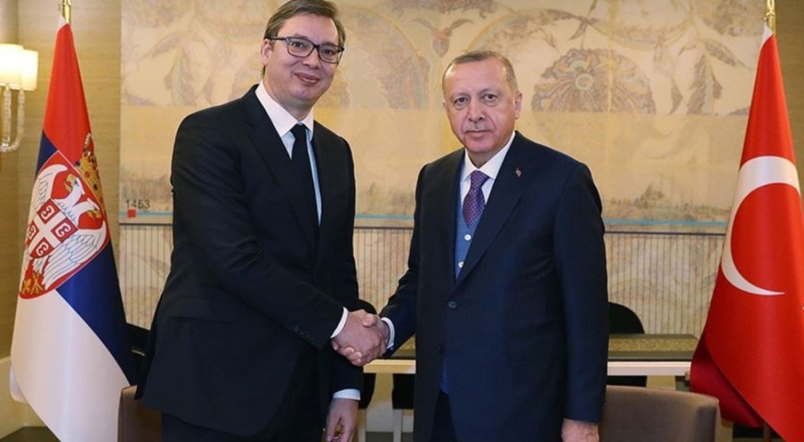 Cumhurbaşkanı Erdoğan, Sırbistan Cumhurbaşkanı ile görüştü