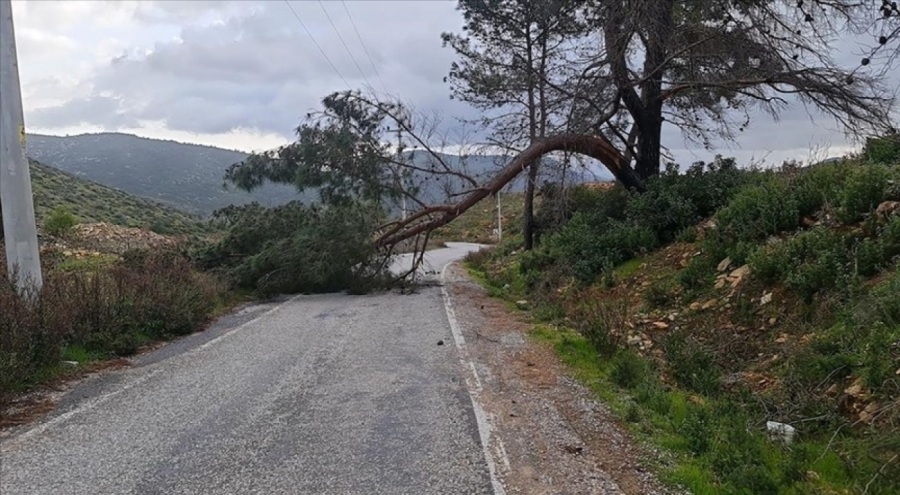Muğla'da kuvvetli rüzgar ve sağanak etkili oluyor
