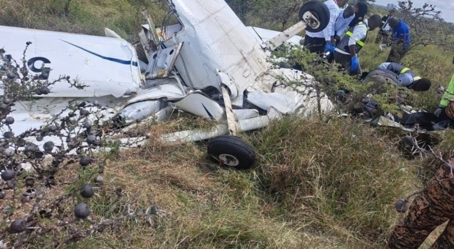 Kenya'da iki uçak çarpıştı