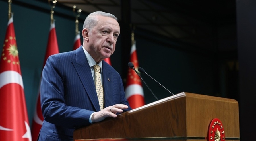 Cumhurbaşkanı Erdoğan'dan şehit polis memuru Mutlu'nun ailesine başsağlığı mesajı