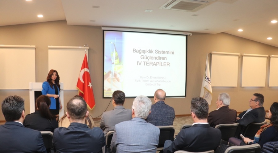 BALKANTÜRKSİAD'da, "Bağışıklık Sistemini Destekleyen İV Terapiler" konusu konuşuldu