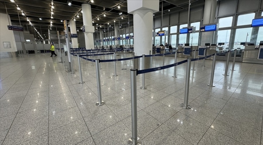 Frankfurt havalimanı'nda güvenlik personeli grevi