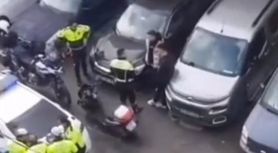 Yol denetiminde polise çarpıp, kaçan motosikletli yakalandı