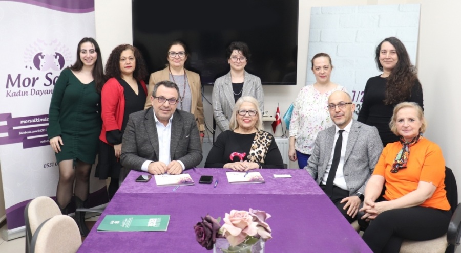 NOSAB ve Mor Salkım Kadın Dayanışma derneği arasında anlamlı iş birliği