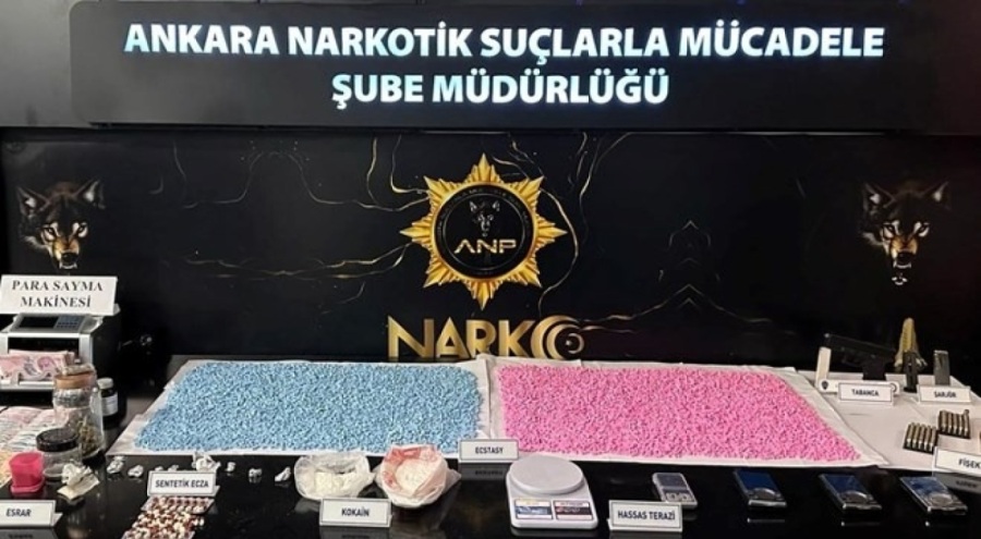 Ankara'da uyuşturucu operasyonu