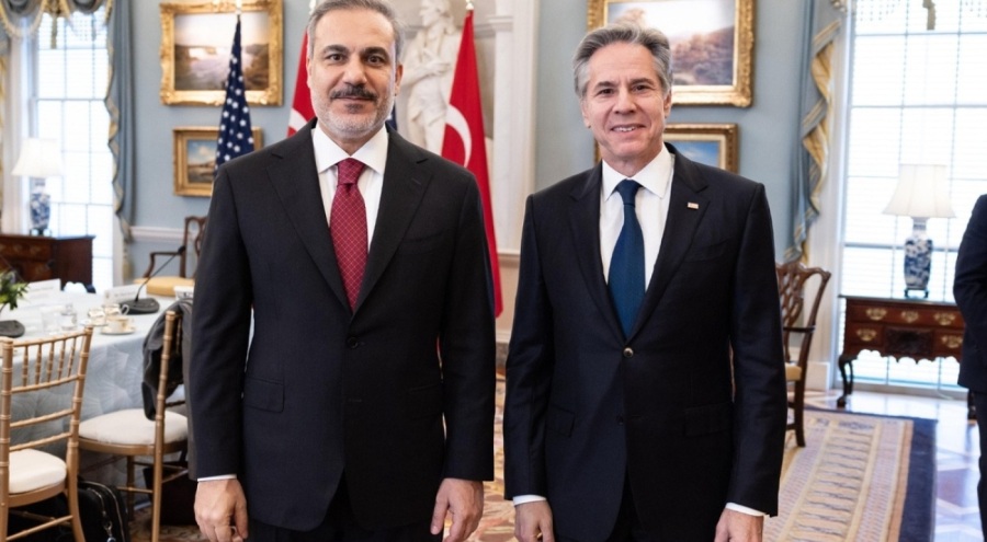 Bakan Fidan ABD'li mevkidaşı Blinken ile bir araya geldi