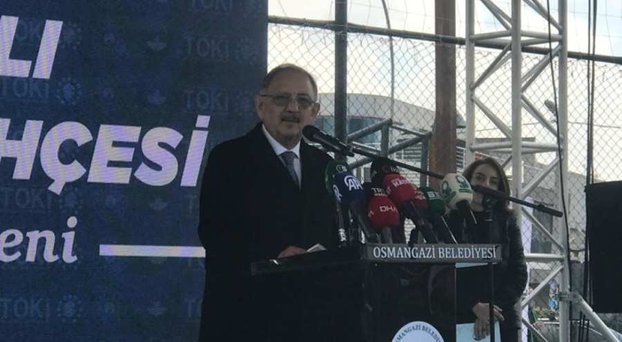 Bursa Soğanlı Millet Bahçesi'ni Bakan Özhaseki açtı