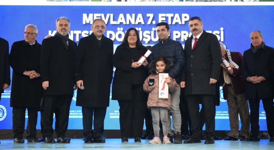 Mevlana'da anahtarlar teslim edildi
