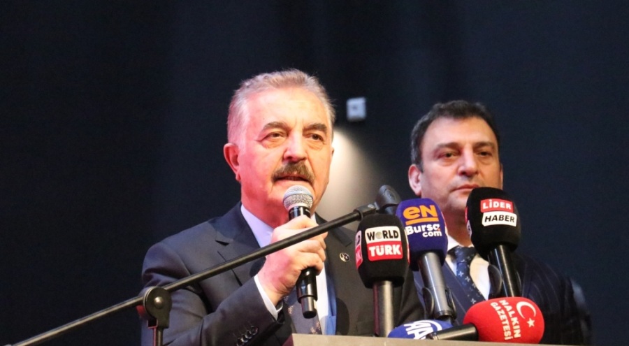 MHP Genel Sekreteri Büyükataman, Mustafakemalpaşa'da proje tanıtım toplantısında konuştu