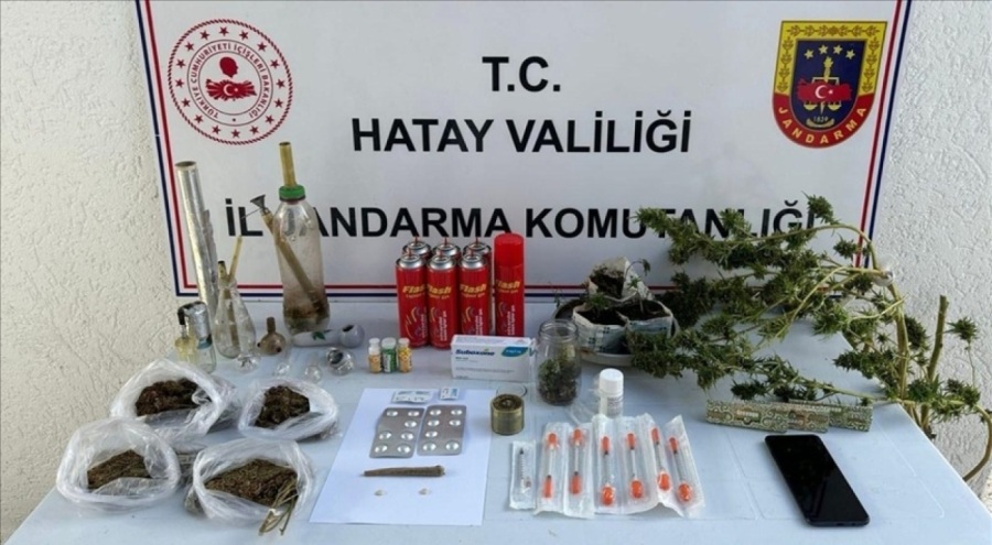 Hatay'da uyuşturucu operasyonu