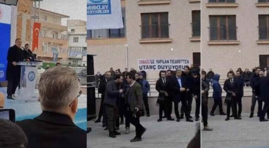 Özhaseki ve Varank'a Bursa'da İsrail protestosu: En az 3 gözaltı