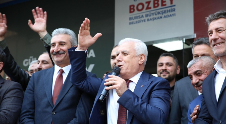 Bursa Büyükşehir Belediye Başkan Adayı Bozbey: "Elimizi taşın altına değil betonun altına koyacağız"