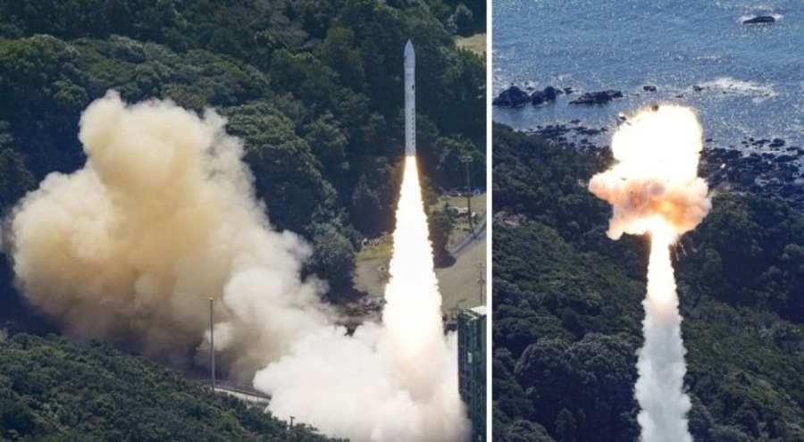 Space One roketi fırlatıldıktan saniyeler sonra patladı