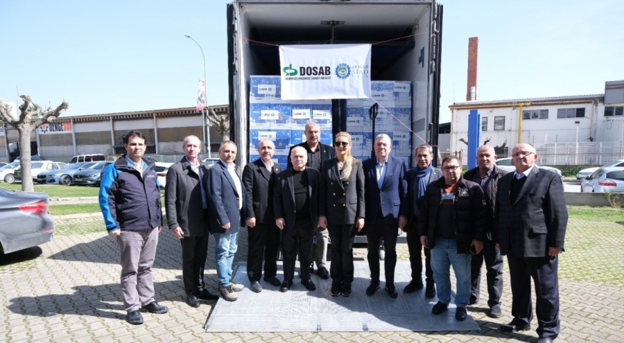 DOSABSİAD ve DOSAB'dan ihtiyaç sahiplerine erzak kolisi