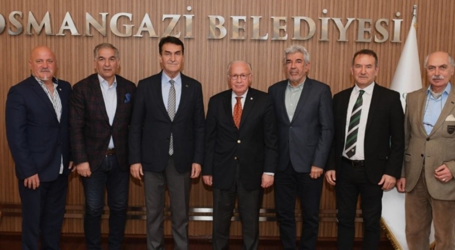 Bursaspor'dan, Mustafa Dündar'a ziyaret