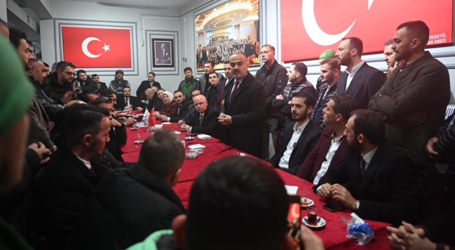Bursa Büyükşehir Belediye Başkanı Alinur Aktaş, Demirtaş mahallesi sakinleri ile buluştu