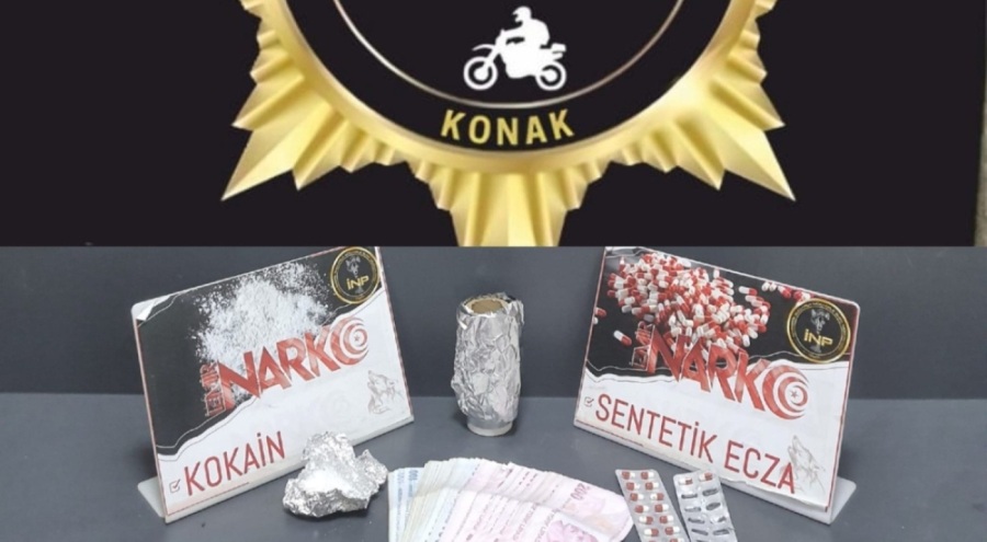 İzmir'de uyuşturucu operasyonu: 2 kişiye tutuklama