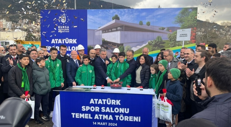 Bursa Atatürk Kapalı Spor Salonu'nun temeli atıldı