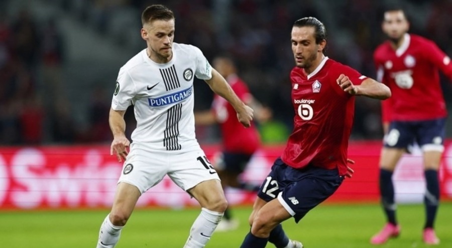 Yusuf Yazıcı, UEFA Konferans Ligi'nde çeyrek finale adını yazdırdı