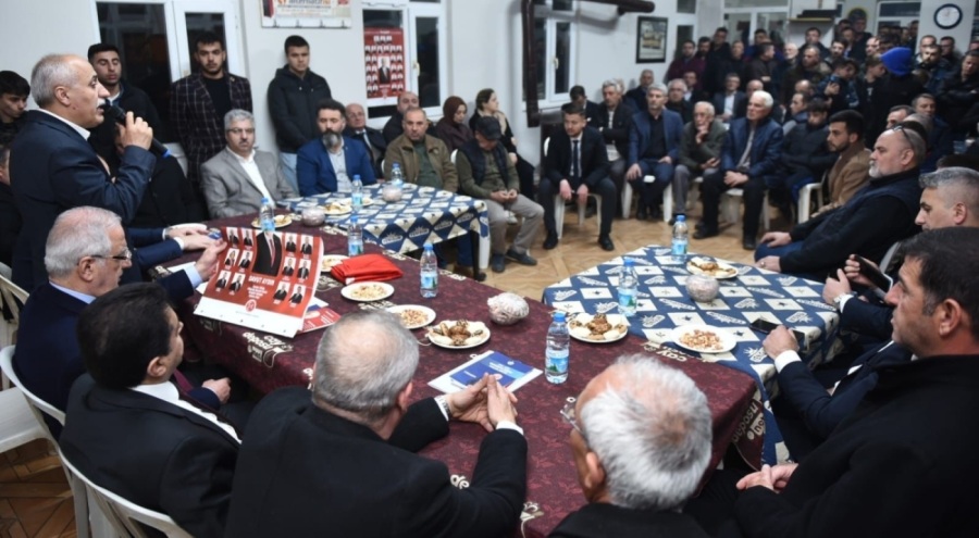 Davut Aydın, Bursa'da çiftçi ve yetiştiricilerle bir araya geldi