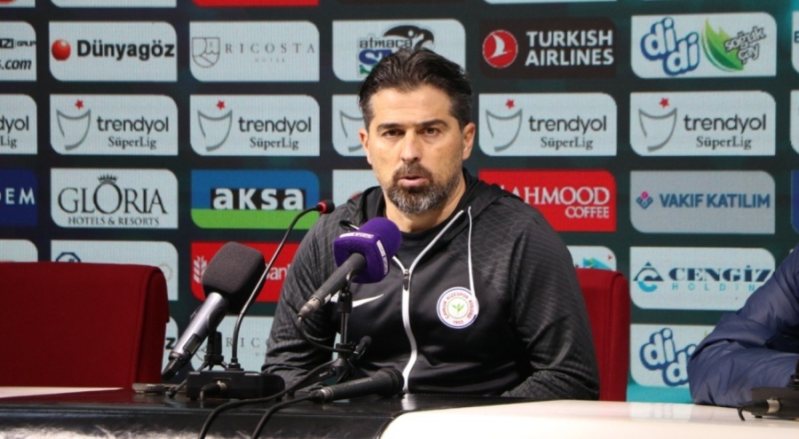 Çaykur Rizespor Teknik Direktörü: Çok ama çok önemli bir galibiyet aldık
