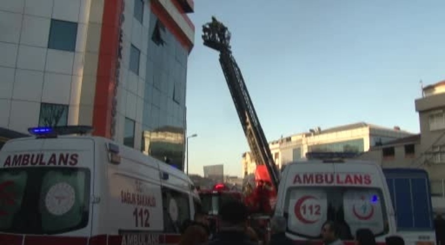 3 katlı binada yangın!