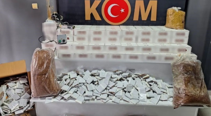 Kaçakçılık operasyonu: 57 bin makaron ele geçirildi