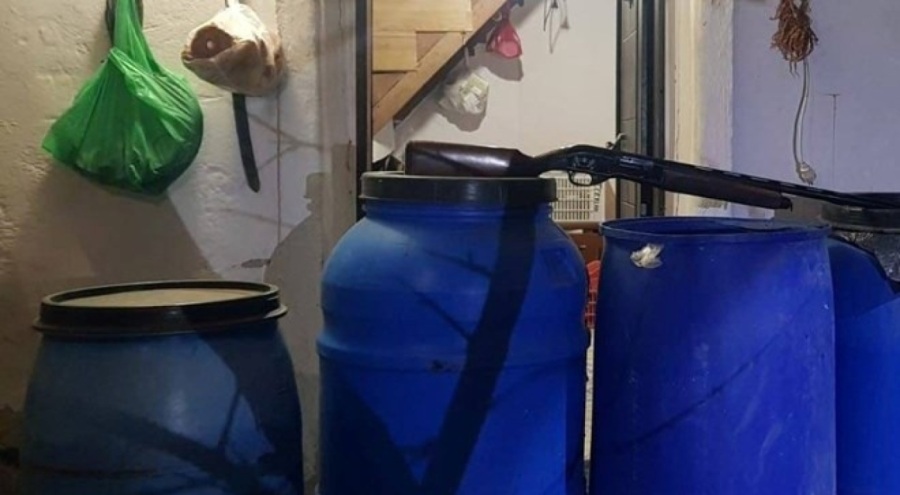 210 litre sahte içki ele geçirildi