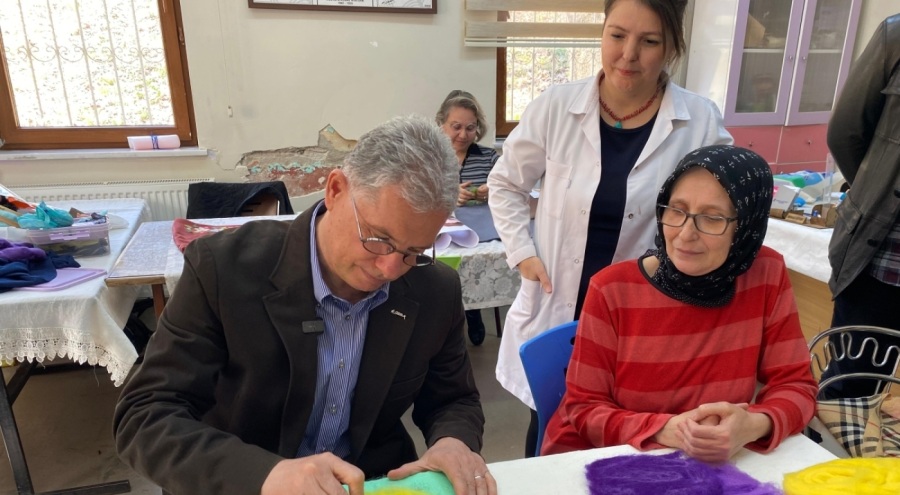 Mudanya Belediye Başkan Adayı Dalgıç'tan üretici kadınlara destek sözü